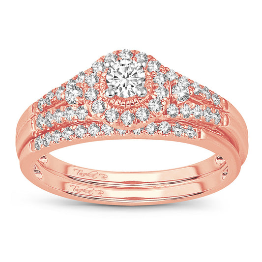 14K 0.50CT DIAMOND BRIDAL RING