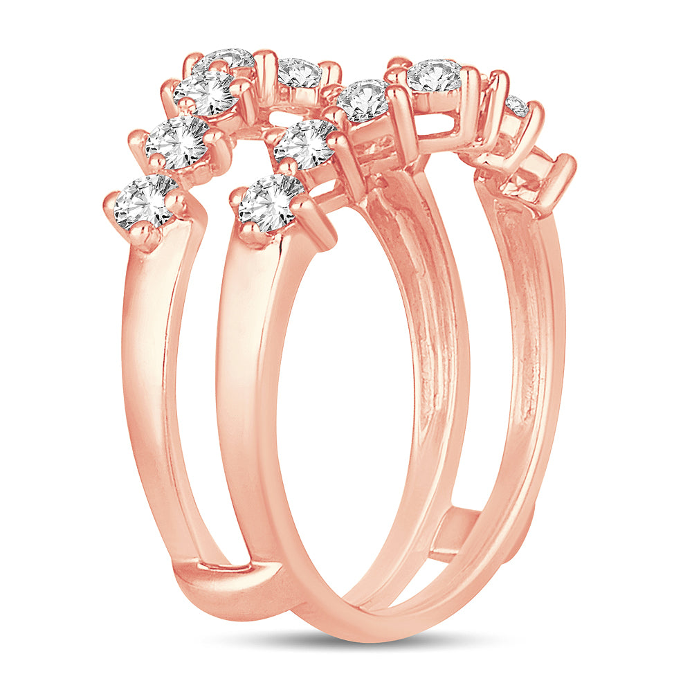 14K 1.00CT Diamond RING GUARD