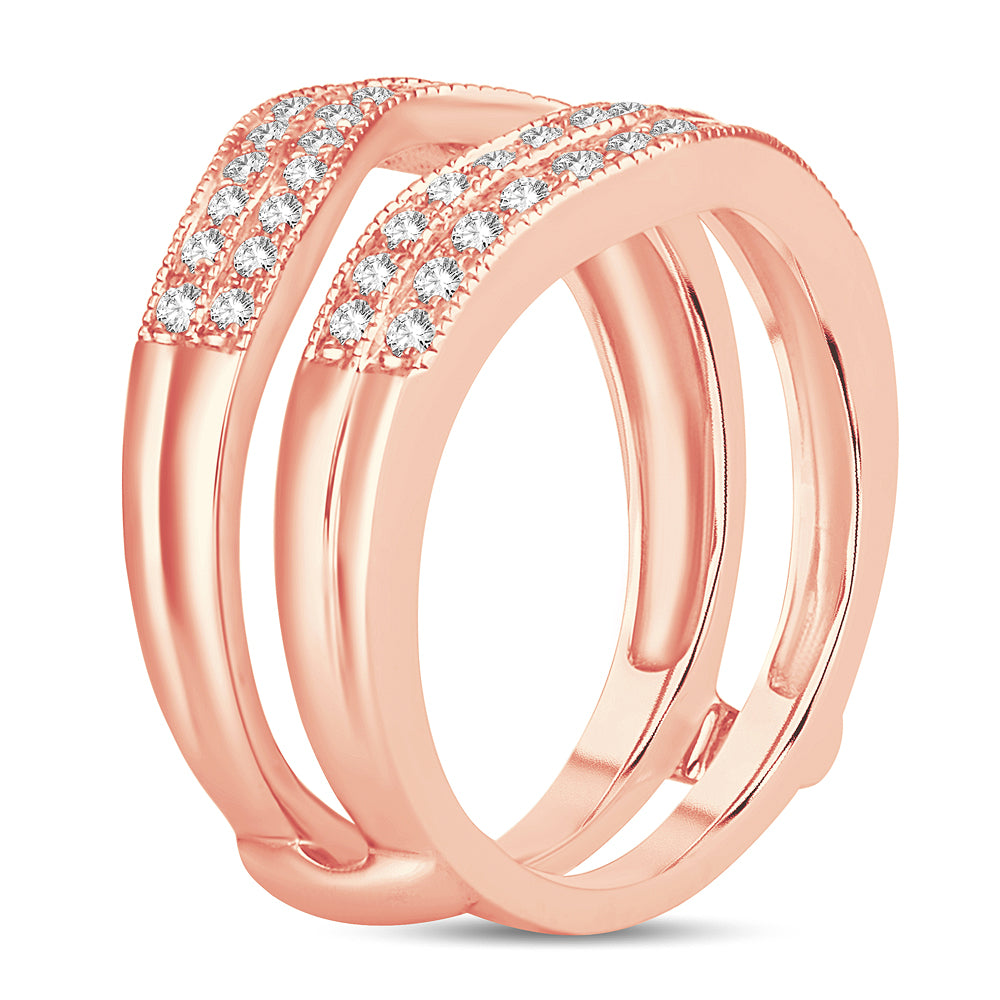 14K 0.50CT Diamond RING  GUARD.