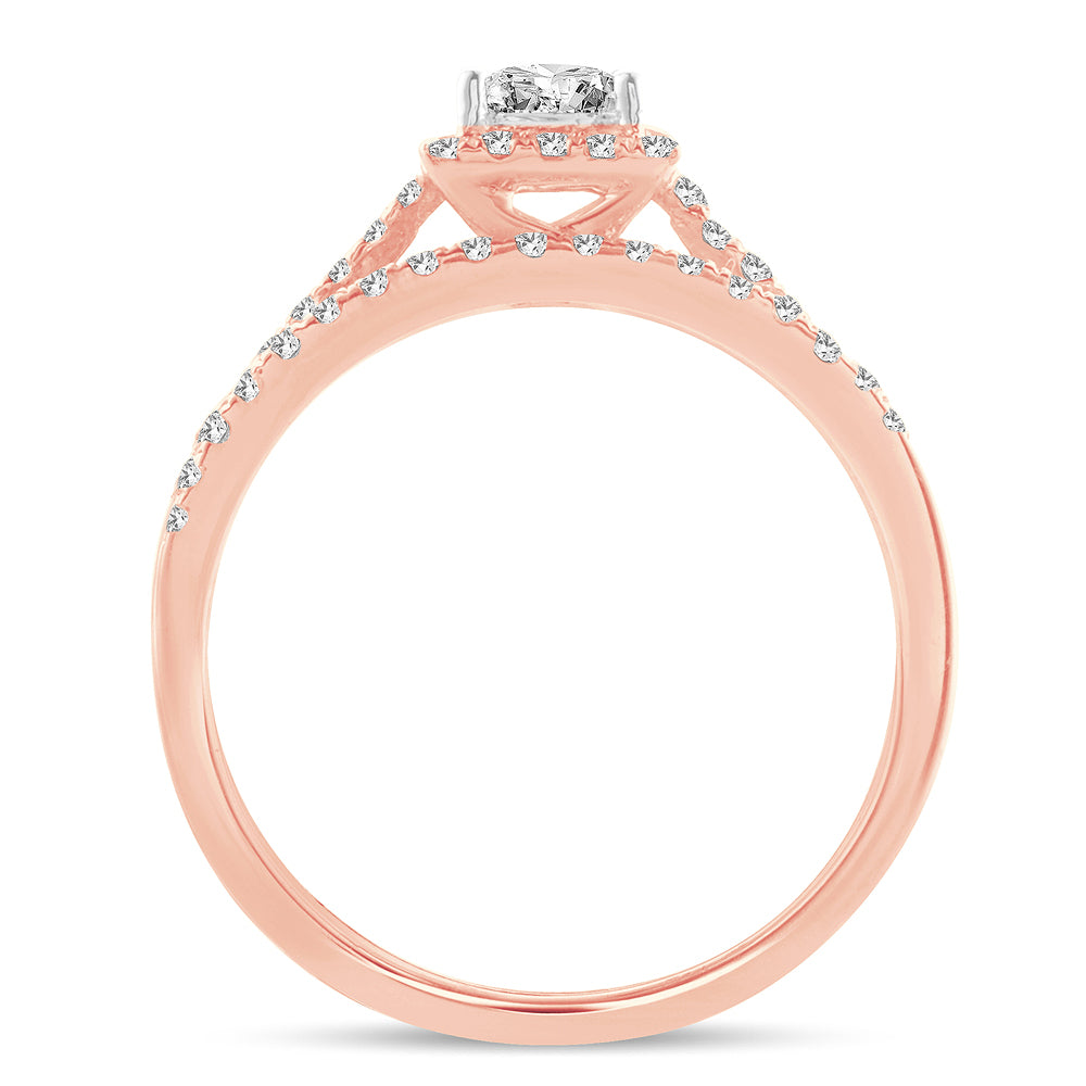 14K  1.00CT  DIAMOND  BRIDAL  RING