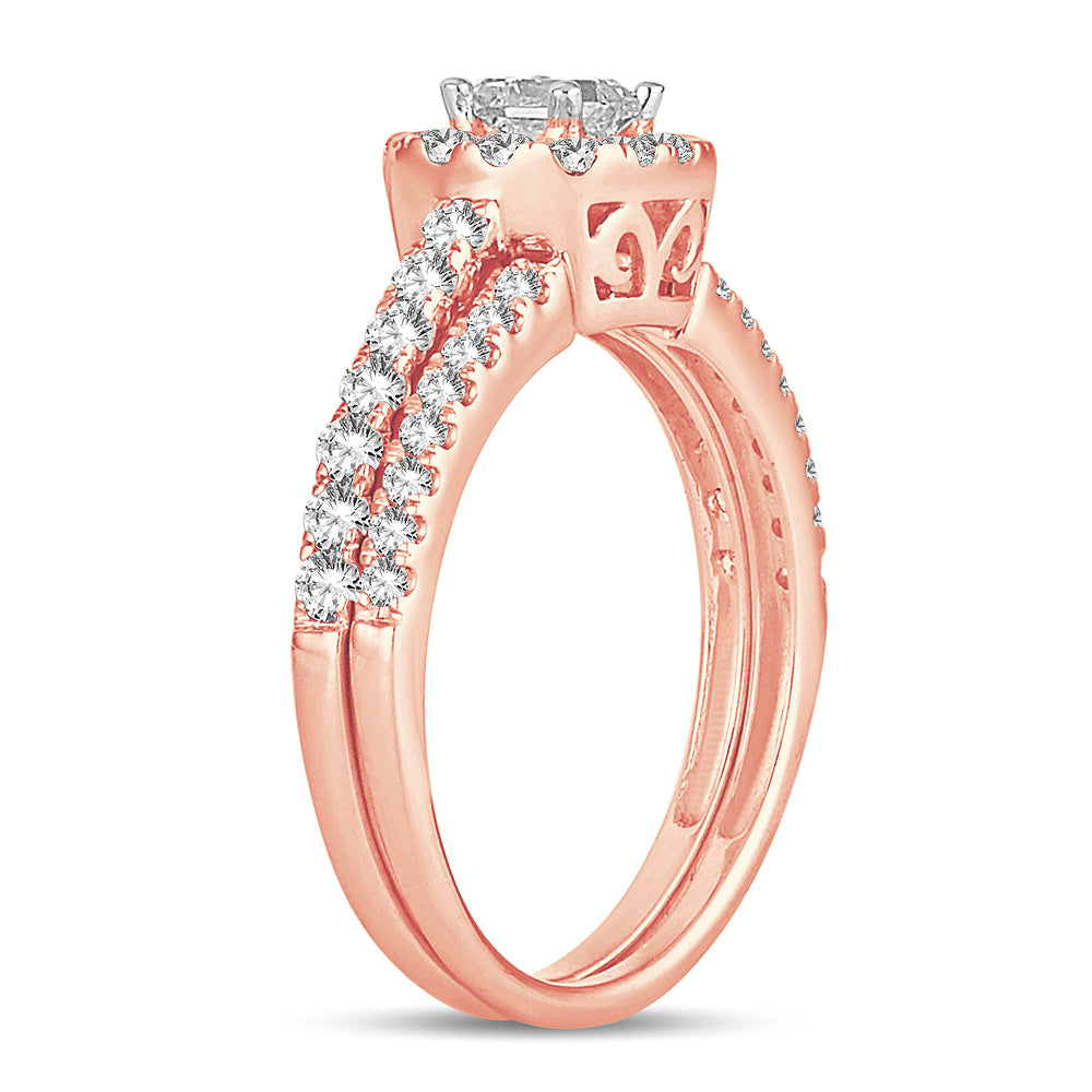 14K 1.00CT DIAMOND  BRIDAL RING