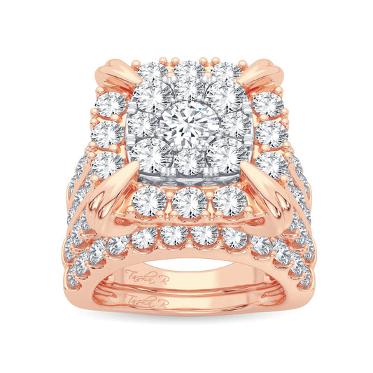 14K 5.25CT Diamond Bridal Ring