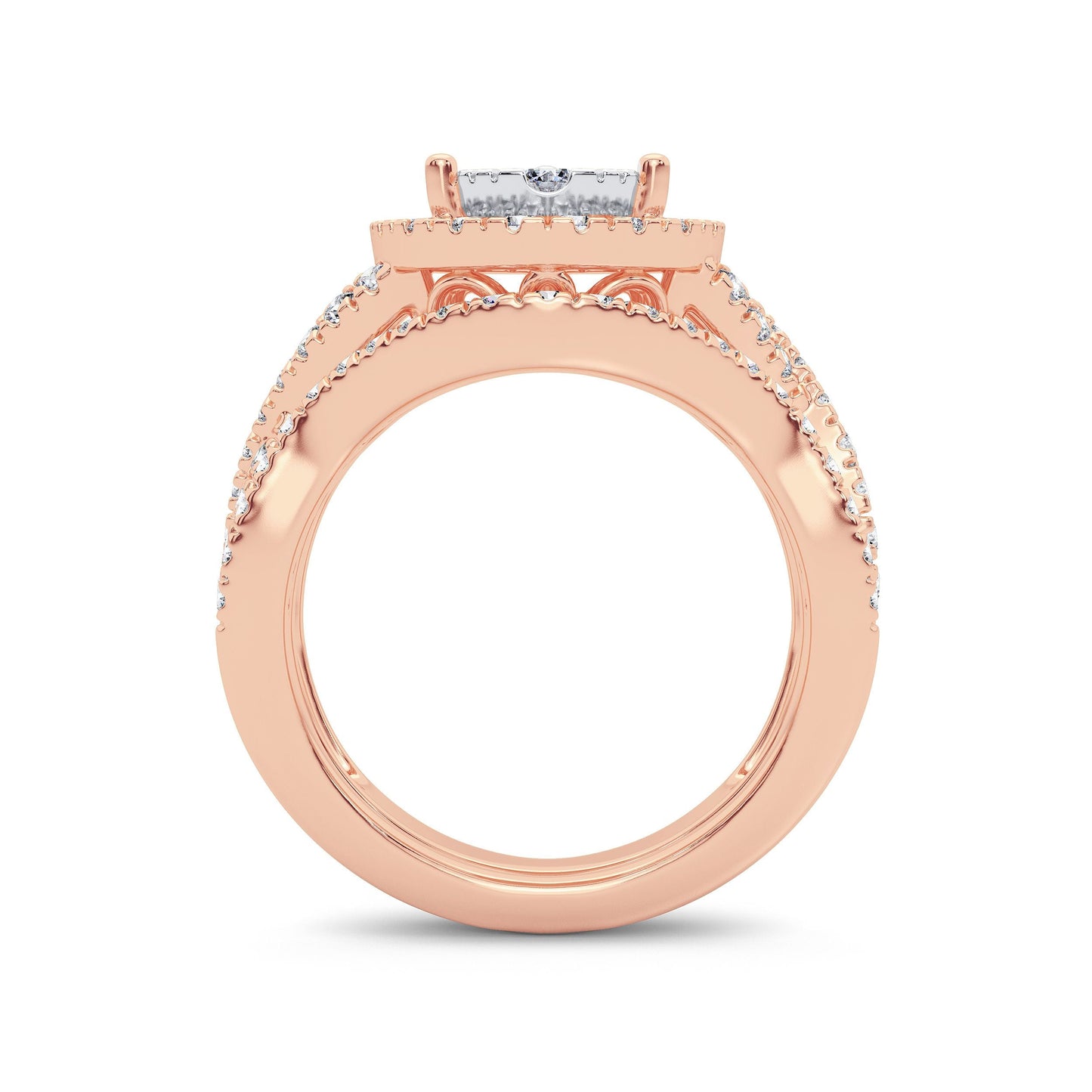 14K 1.50CT Diamond Bridal Ring