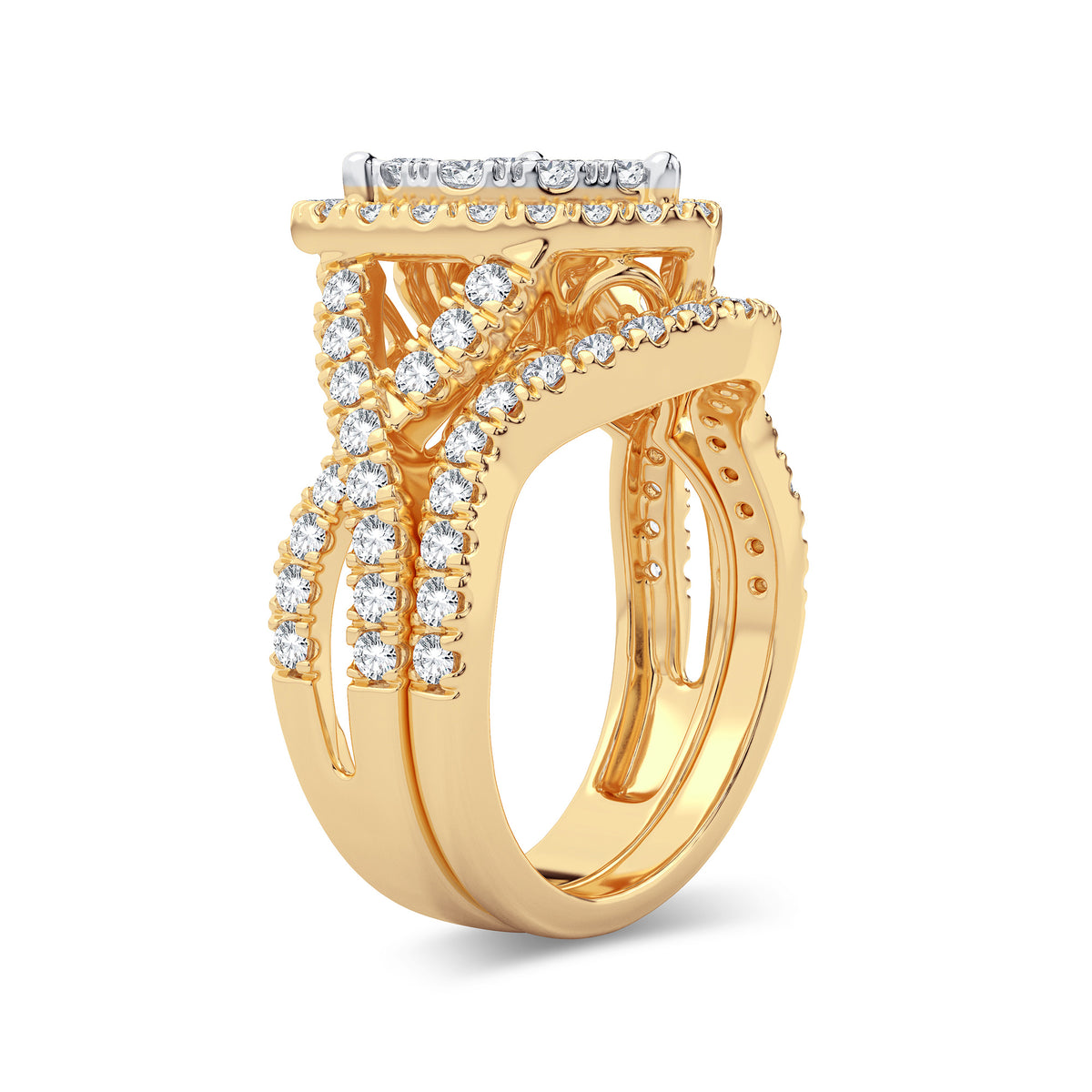14K 2.00CT Diamond Bridal Ring