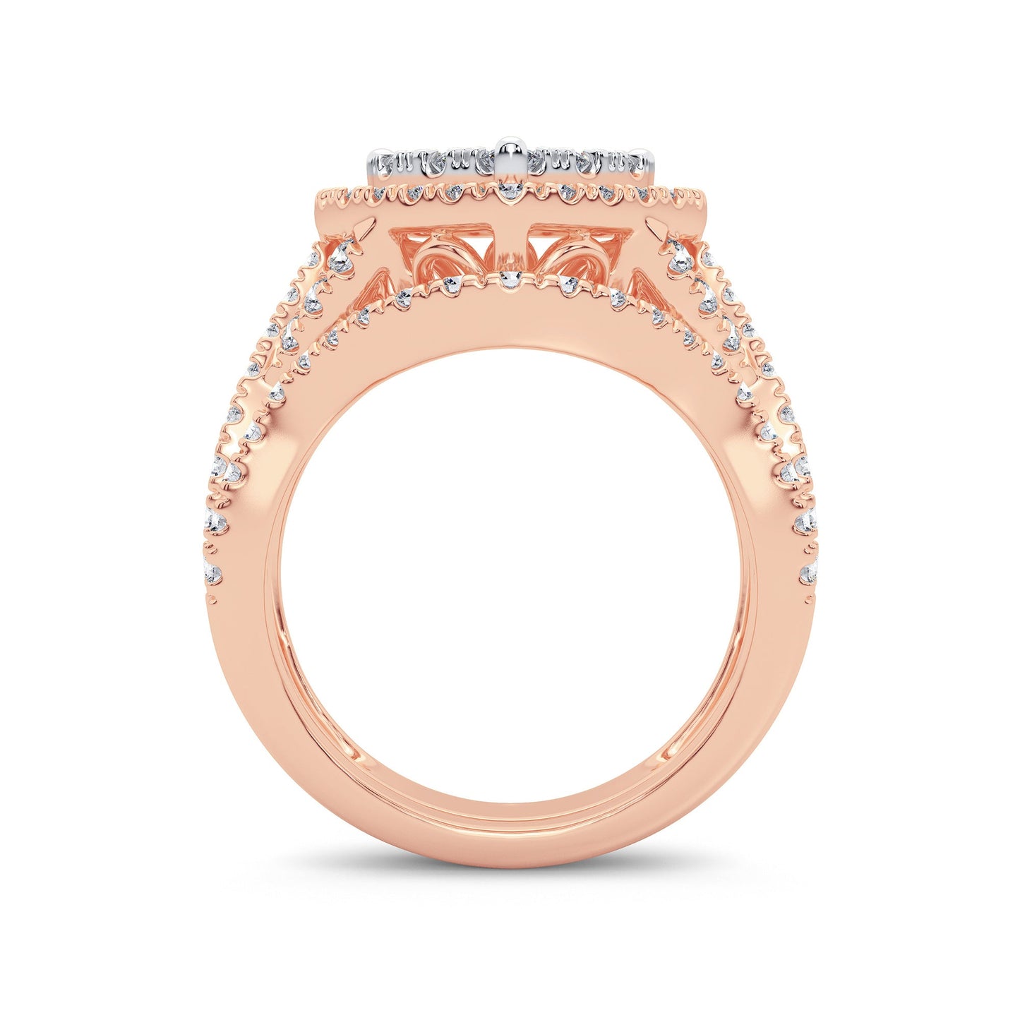 14K 2.00CT Diamond Bridal Ring