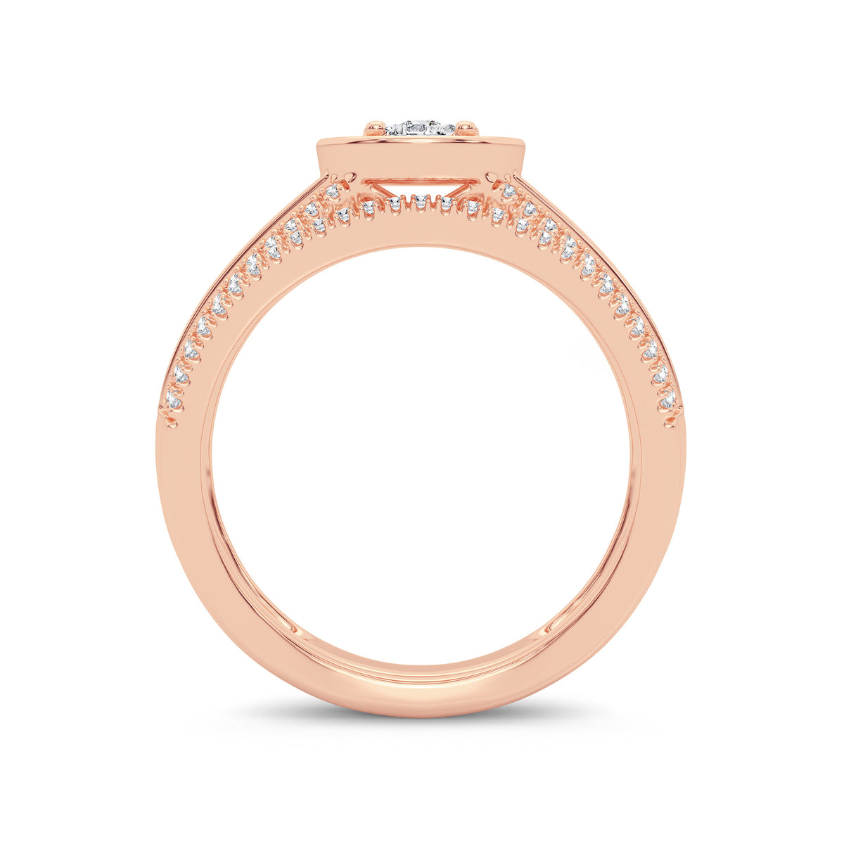 14K 0.38CT DIAMOND BRIDAL RING