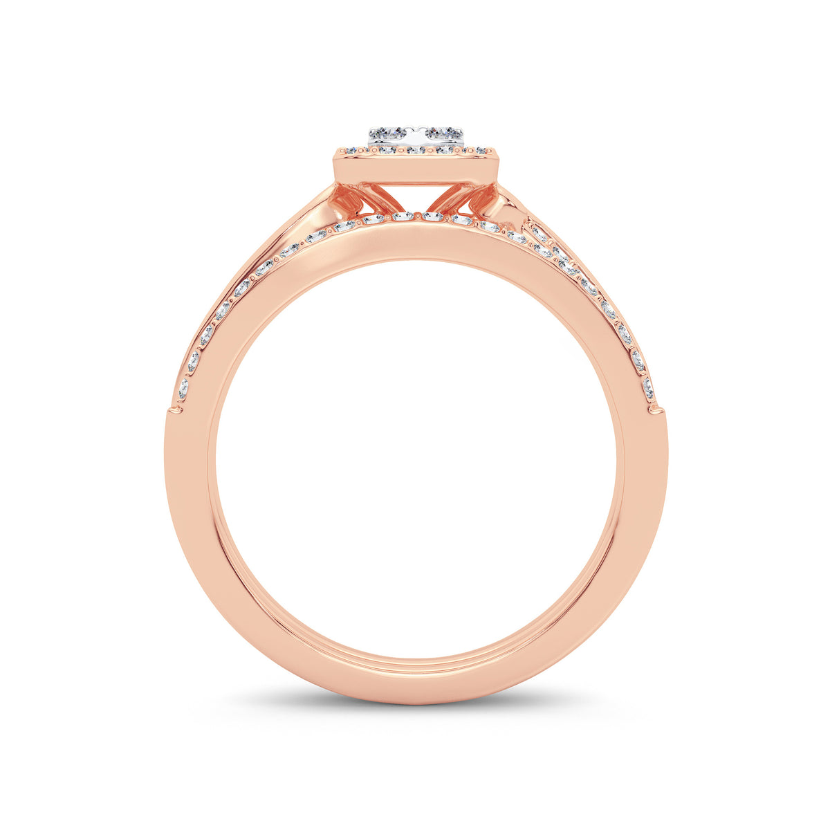 14K 0.40CT DIAMOND BRIDAL RING