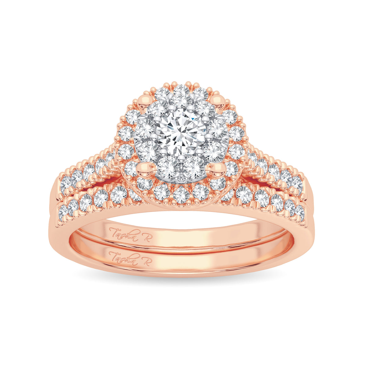 14K 0.62CT DIAMOND BRIDAL RING