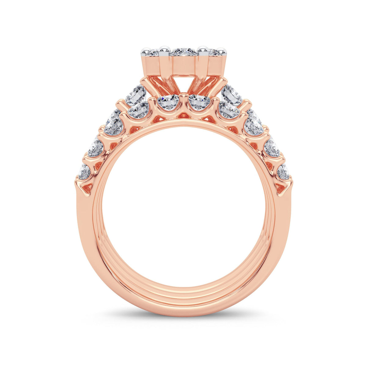 14K 3.00CT Diamond Bridal Ring