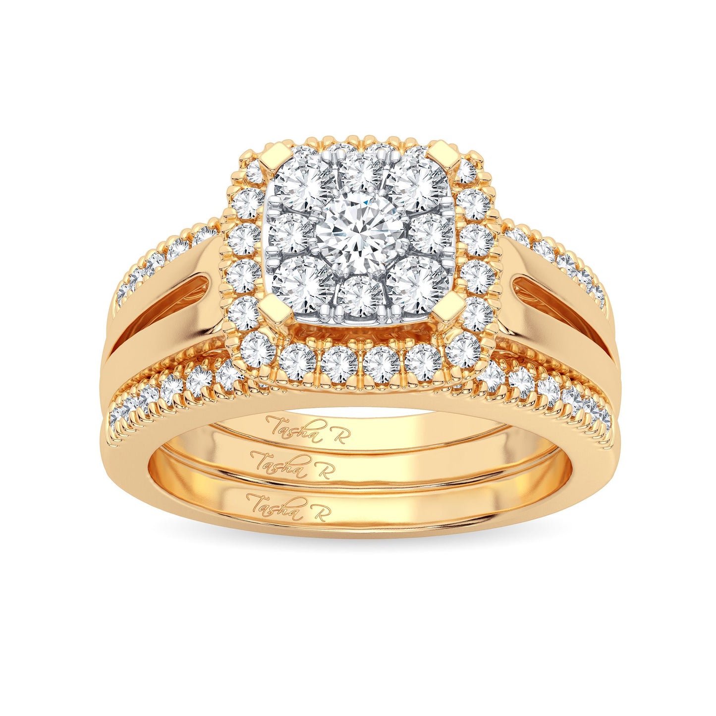 14K 0.75CT Diamond Bridal Ring
