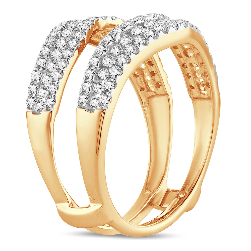 14K 1.00CT Diamond RING GUARD