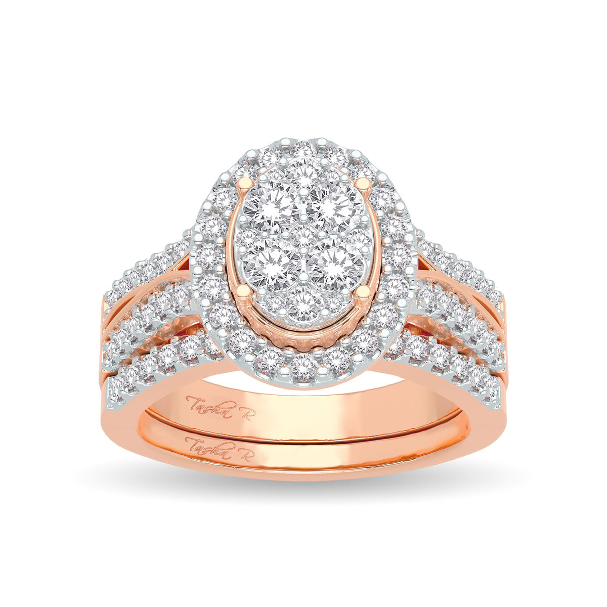 14K 1.00CT Diamond Bridal Ring