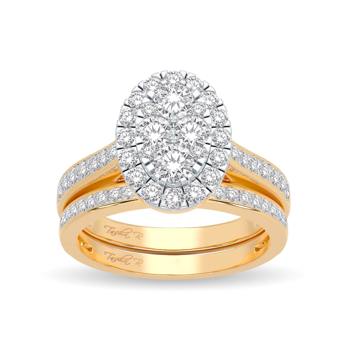 14K 1.00ct Diamond Bridal Ring
