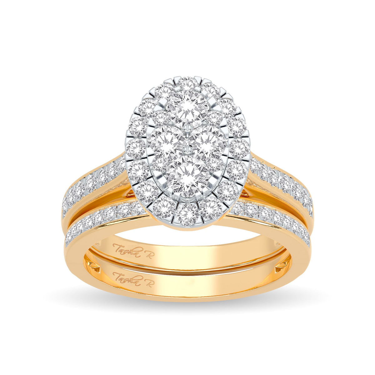 14K 1.00ct Diamond Bridal Ring