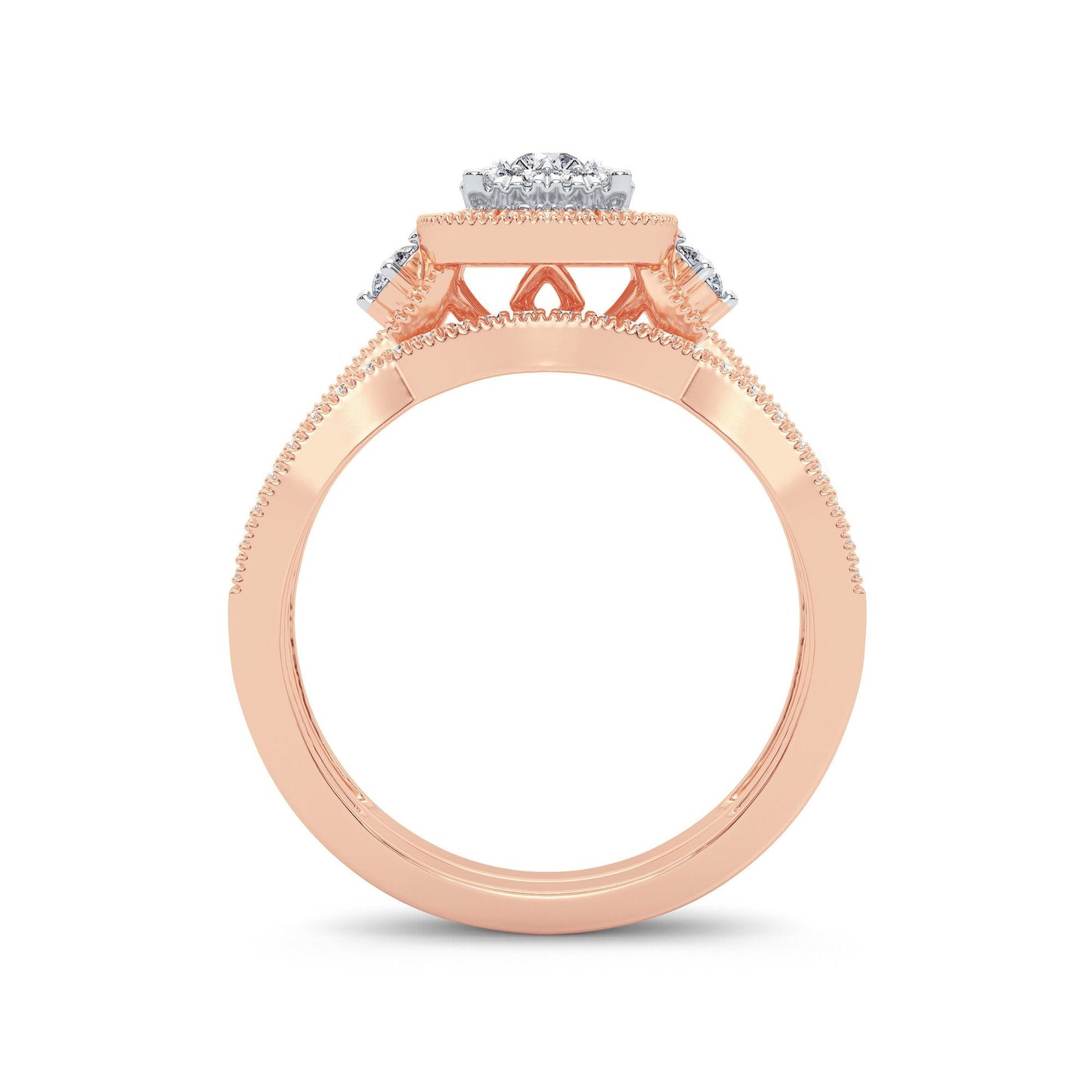 14K 0.50CT Diamond Bridal Ring
