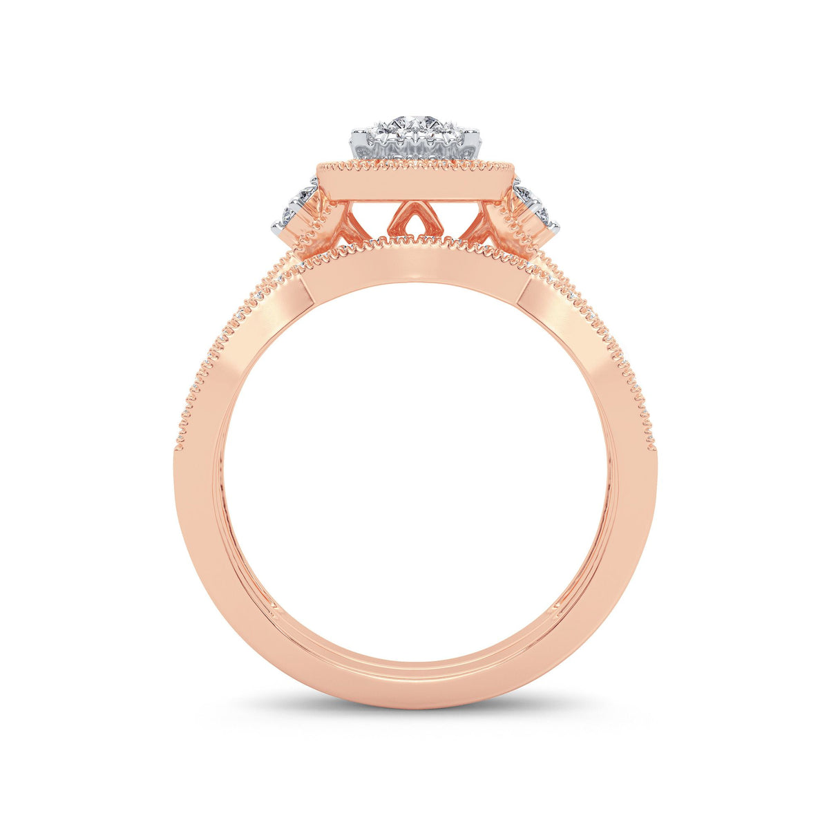 14K 0.50CT Diamond Bridal Ring