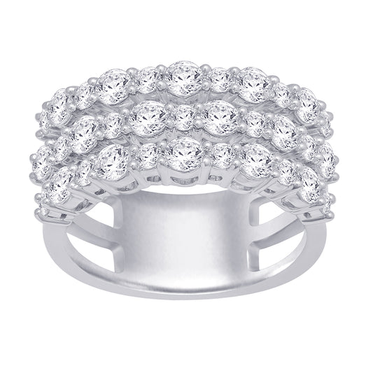 14K White Gold 2 Ct.Tw. Diamond Fashion Ring