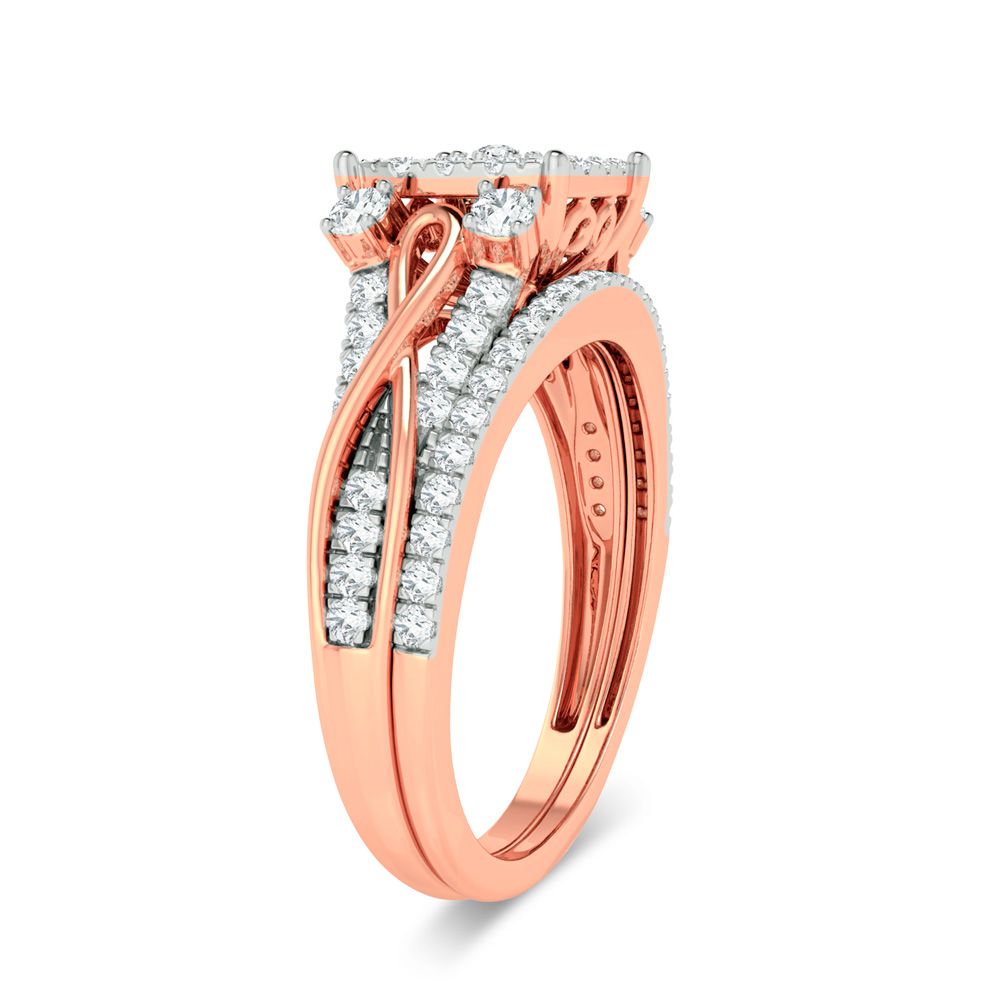 14K 0.50ct Diamond Bridal Ring
