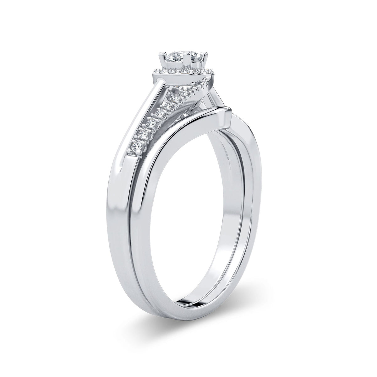14K 0.25CT Diamond Bridal Ring