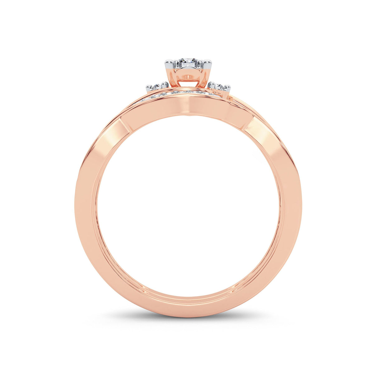 14K 0.33CT Diamond Bridal Ring