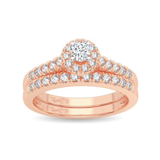 14K 0.52CT Diamond Bridal Ring