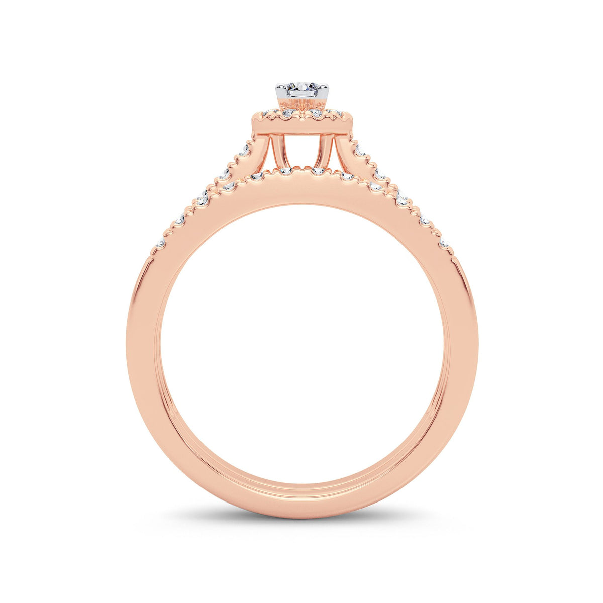 14K 0.52CT Diamond Bridal Ring