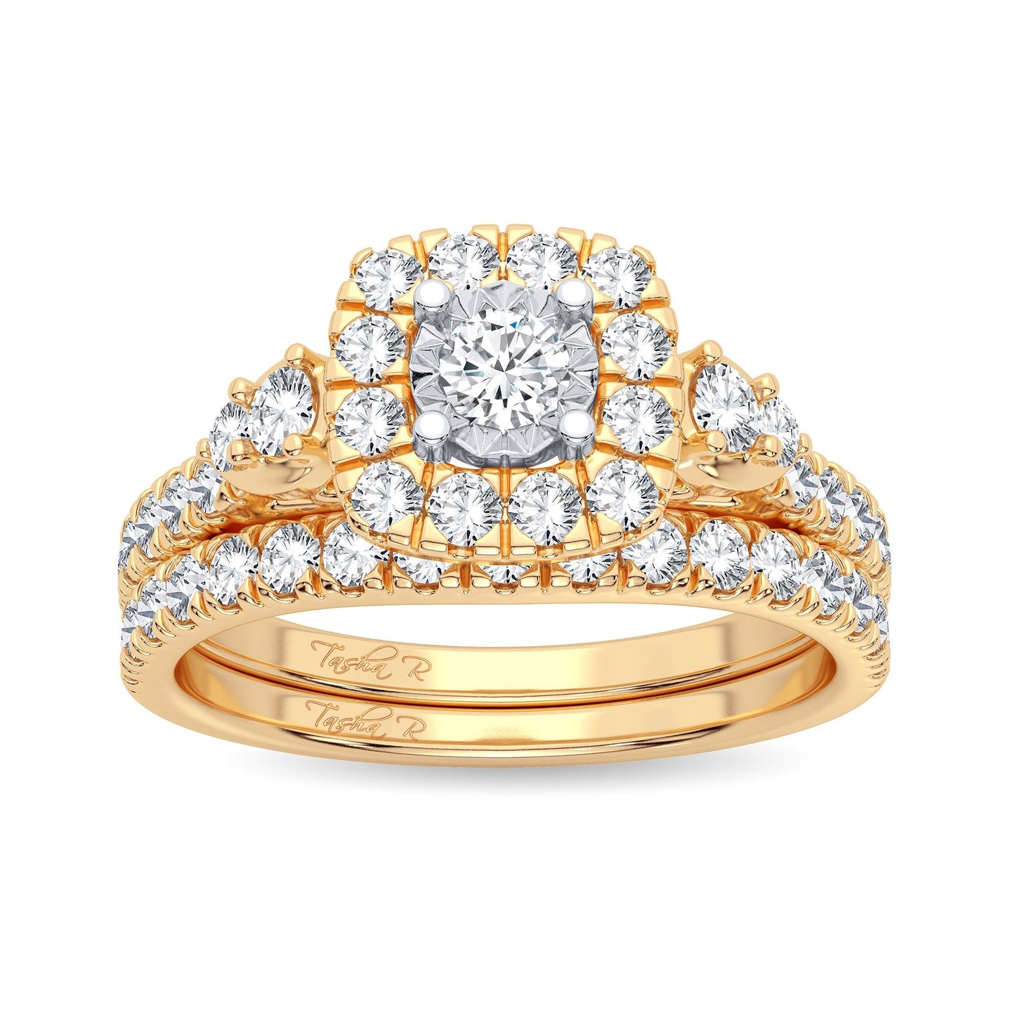 14K 1.00CT Diamond Bridal Ring