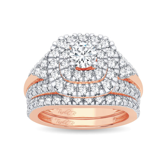 14K 1.90CT Diamond Bridal Ring