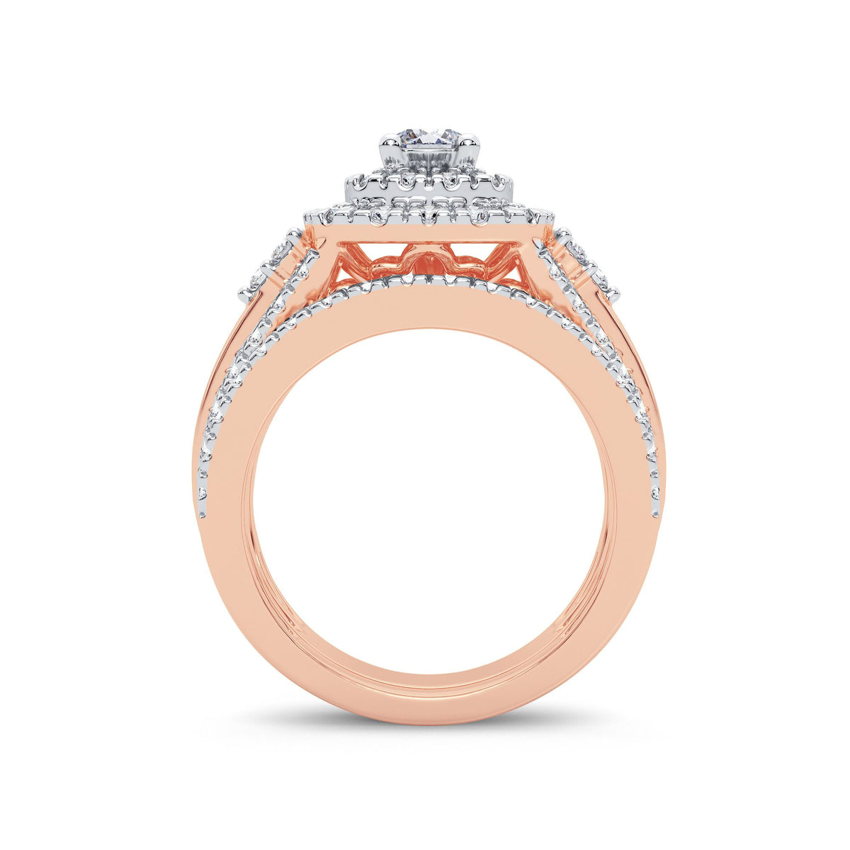 14K 1.90CT Diamond Bridal Ring