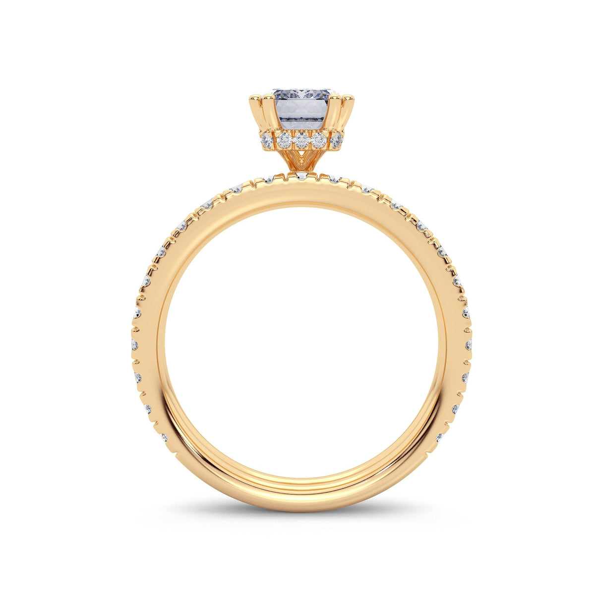 14K 1.00CT Diamonf Semi Mount