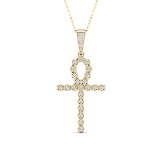 10K 0.38CT Diamond Pendant