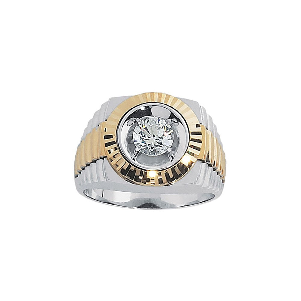 10k Men's TT Certified Lab Grown VS/SI FGH Dia Solitaire Dia Ring (White S