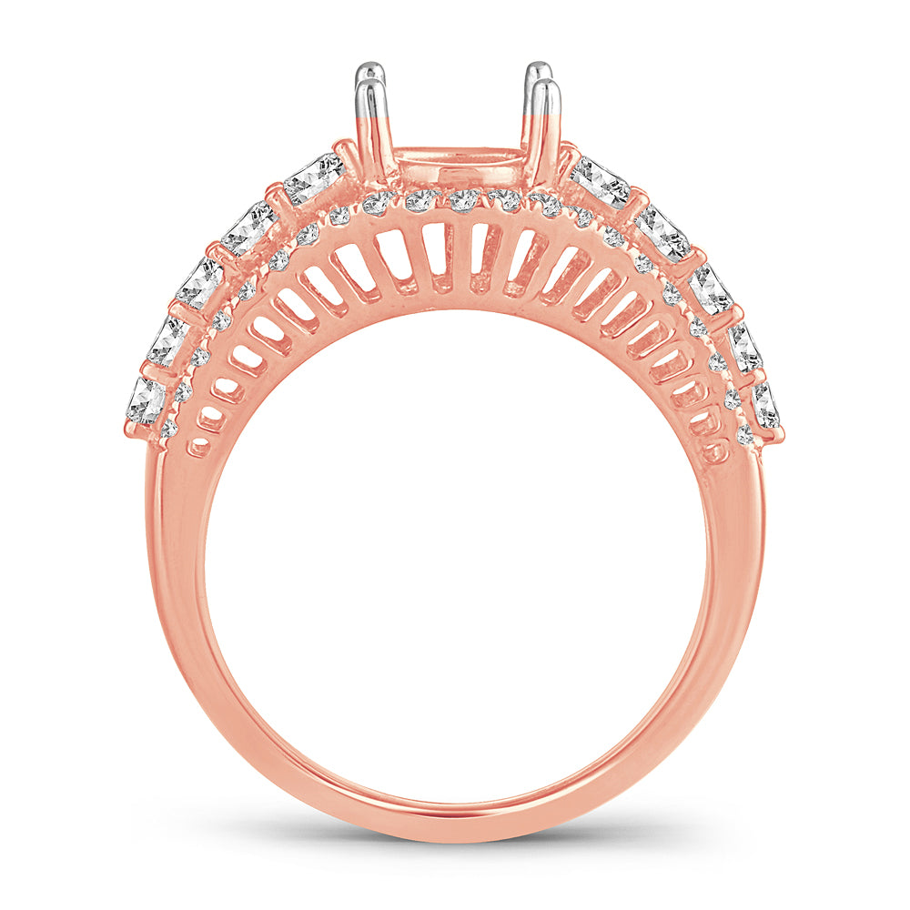14K  0.90CT Diamond RING GUARD
