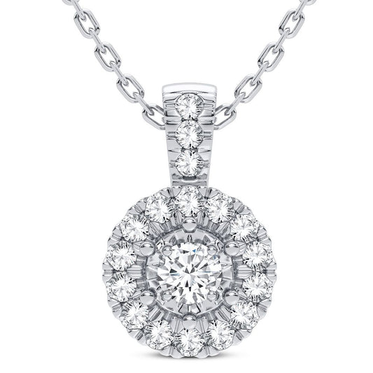 14K 0.20CT DIAMOND PENDANT