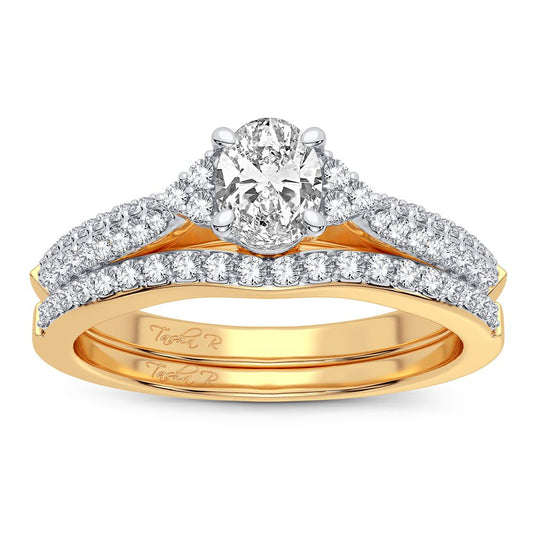 14K 0.60CT Diamond Bridal Ring