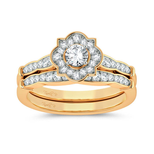 14K 0.50ct Diamond Bridal Ring