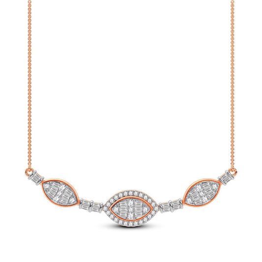 14K 0.90CT Diamond Necklace