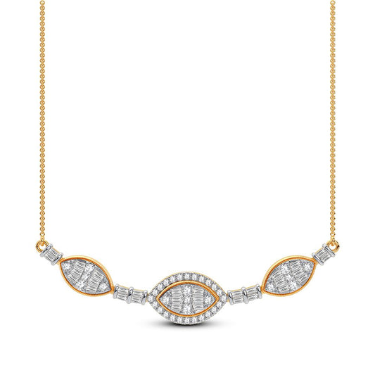 14K 0.90CT Diamond Necklace