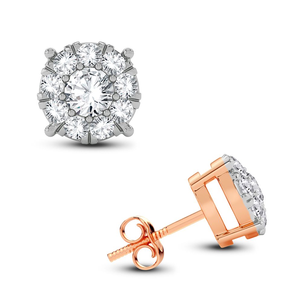 14K 0.50CT Diamond Earring