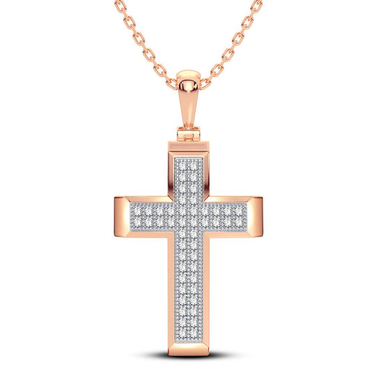 14K 0.15CT Diamond Pendant