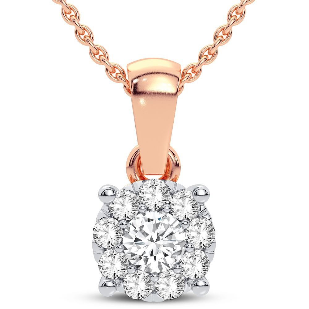 14K 0.25CT Diamond Pendant