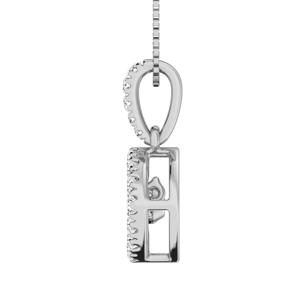 Diamond 3/8 Ct.Tw. Shimmering Fashion Pendant in 14K White Gold