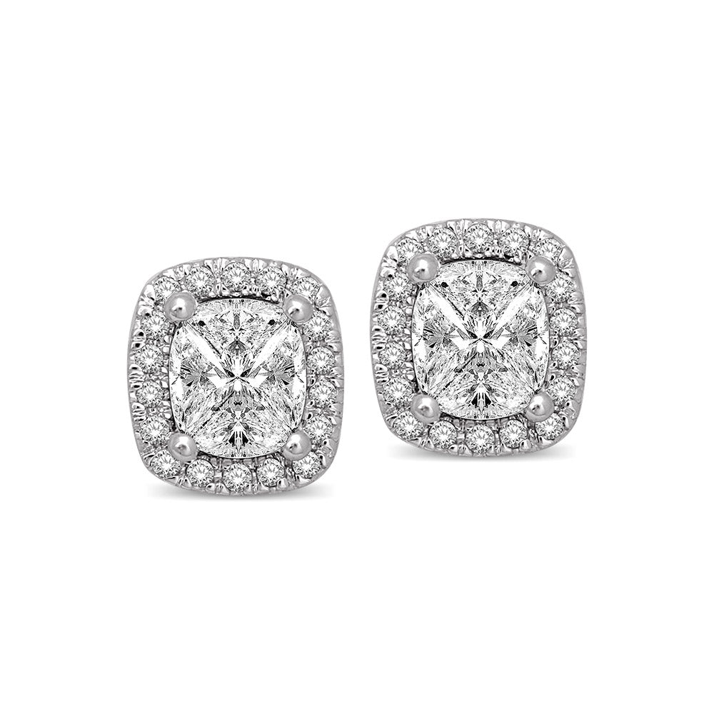 Lovecuts 14K White Gold 5/8 Ct.Tw. Diamond Fashion Earrings