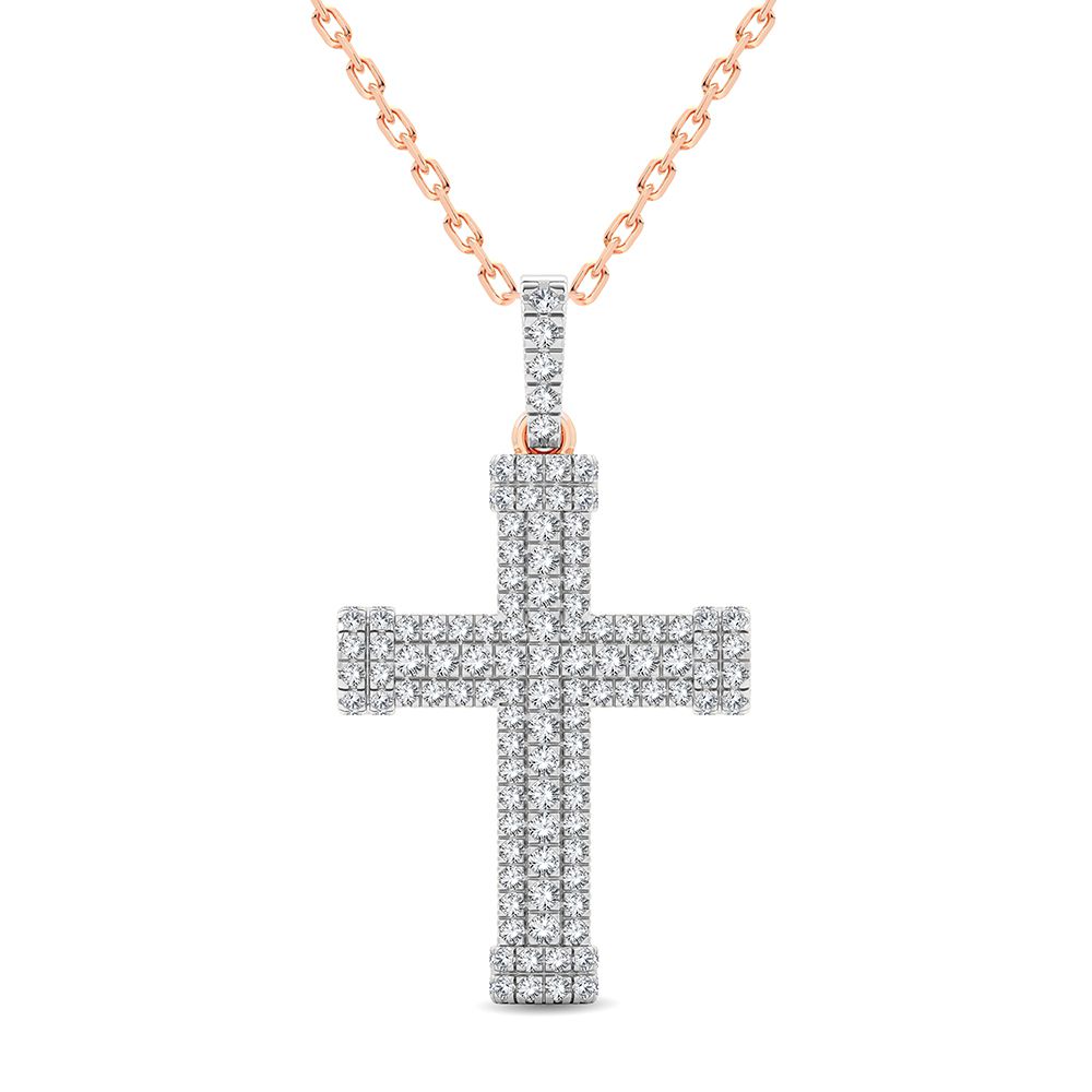 14K 1.00CT Diamond Pendant