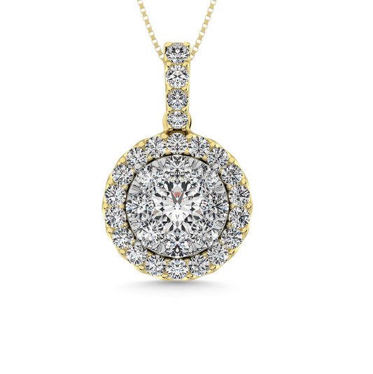 14K Yellow Gold 2 Ct.tw Diamond Fashion Pendant