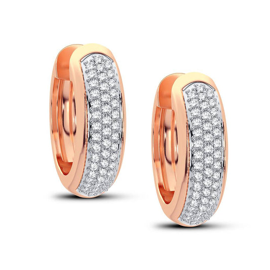 14K 0.23CT Diamond Earring