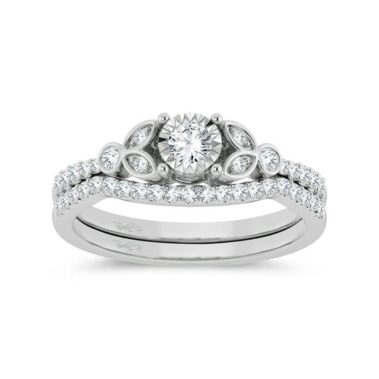 10K 0.33ct Diamond Bridal Ring