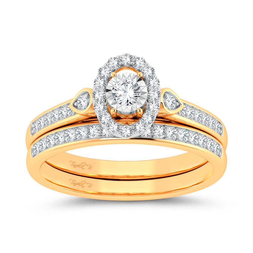 10K 0.36ct Diamond Bridal Ring