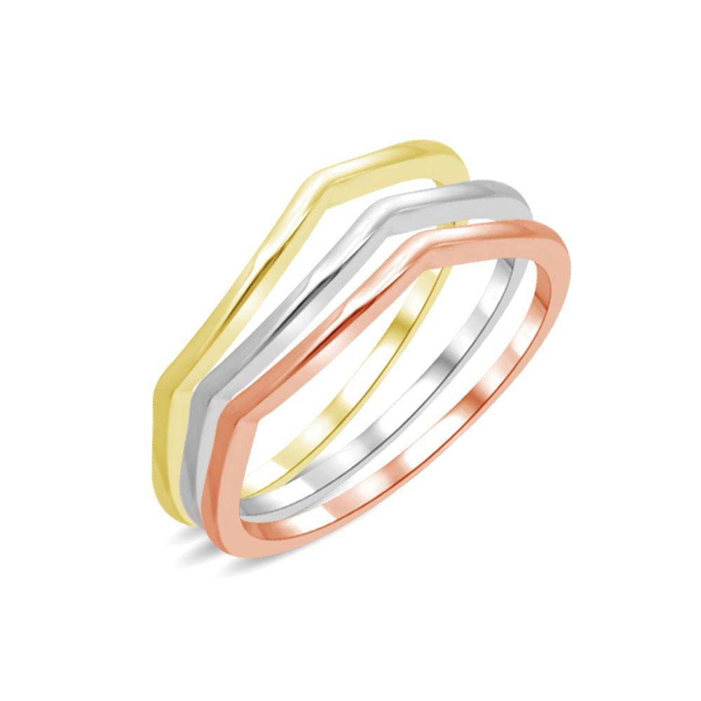 14K Rose Gold Plain Band