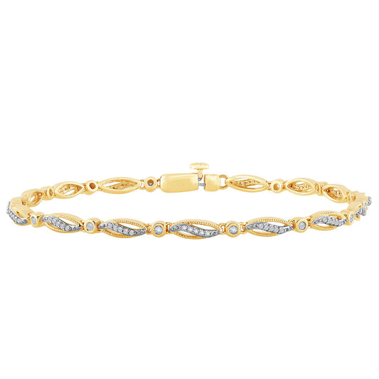 10K 0.33ct Diamond Bracelet